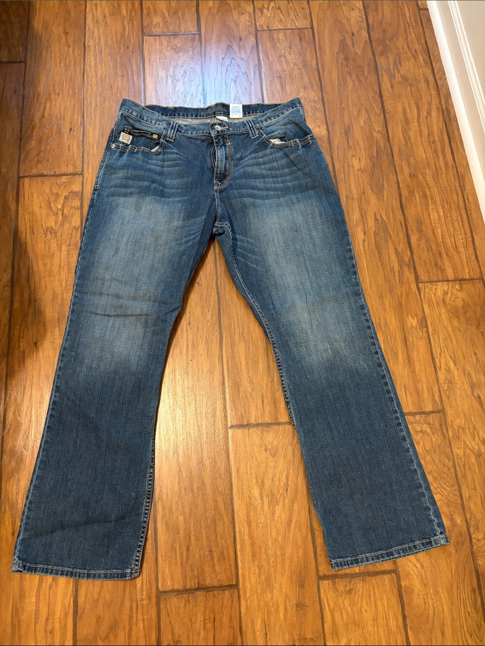 Cinch Men's Light Blue Straight Jeans
